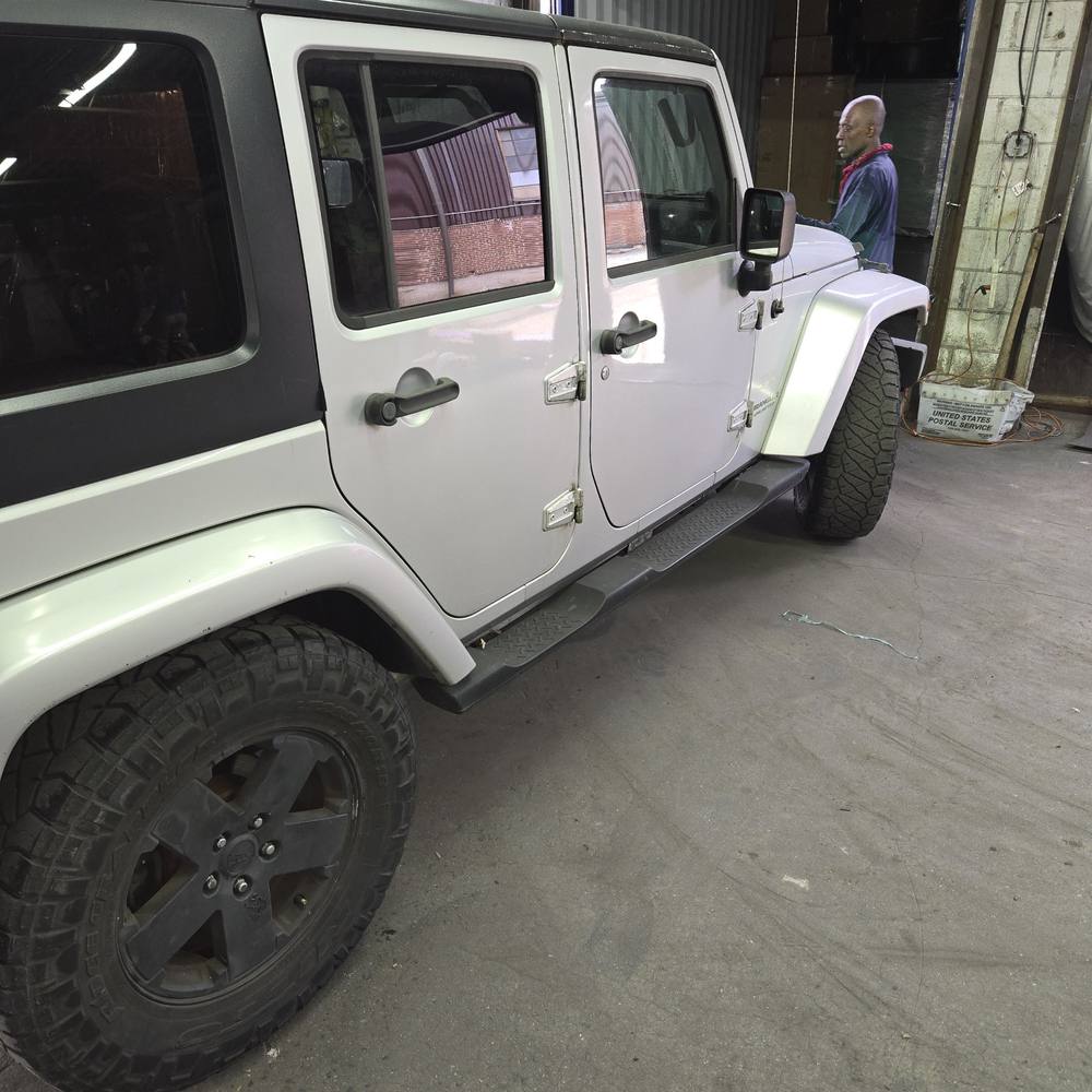 Jeep prête pour expédition