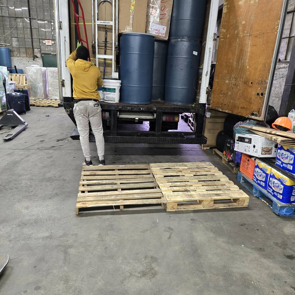 Chargement du camion
